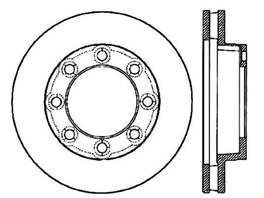 Stoptech 127.66003R ST Slot & Drill Brake Rotors