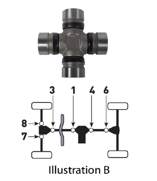 Bronco AT-08533 U-Joint