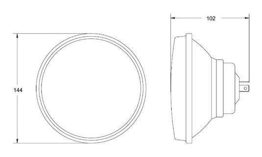 Hella 002850811 HELLA Vision Plus Head Lamp