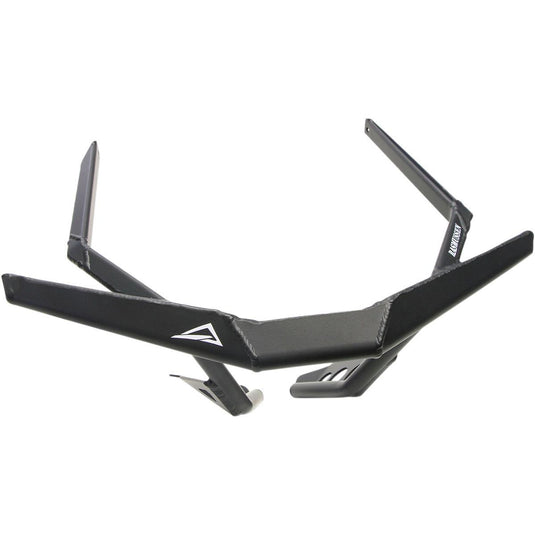 Skinz Protective Gear SDFB450-BR-FBK Front Custom Aluminum Bumper - Rasmussen Flat Black