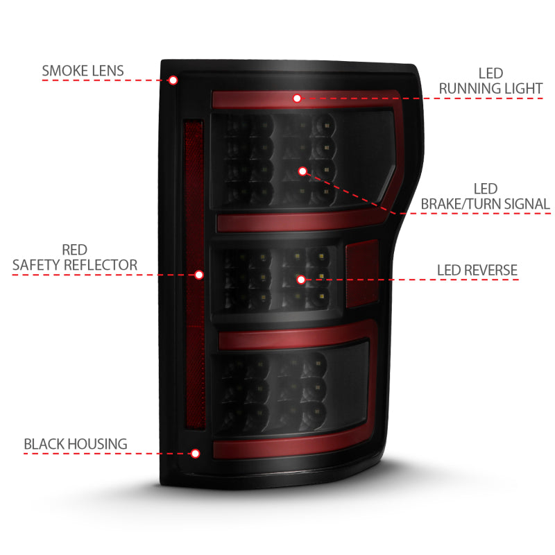 Load image into Gallery viewer, Anzo 311314 ANZ LED Taillights

