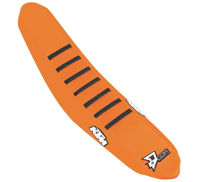 Dcor 30-30-218 Factory Reinforced Seat Cover - Orange/Orange/Black Ribs