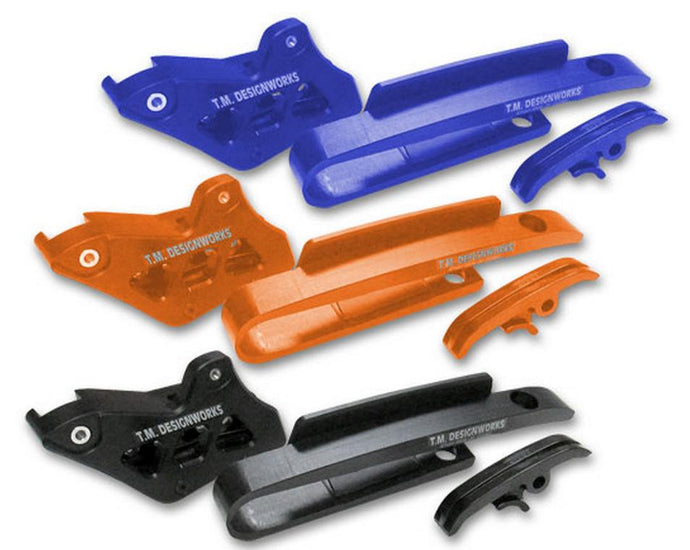 T.M. Designworks KTM-225-BK Baja-Rally Chain Slide-N-Guide Kit - Black