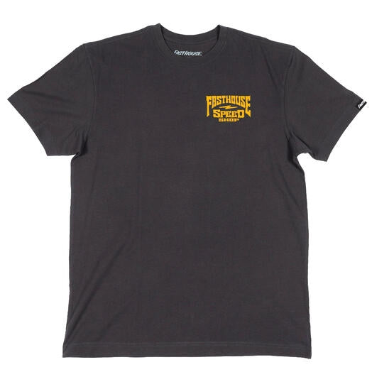 Load image into Gallery viewer, Fasthouse Record SS T-Shirt (Medium, Graphite Black)
