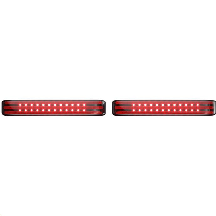 Custom Dynamics PB-SBSEQ-SS6-CS Probeam Sequential LED Saddlebag Light - Chrome With Smoke  Lens