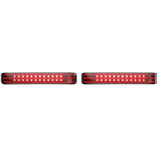 Custom Dynamics PB-SBSEQ-SS6-CS Probeam Sequential LED Saddlebag Light - Chrome With Smoke  Lens