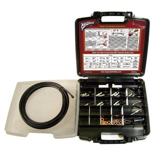 Magnum 499001 Build Your Own Brake Line Deluxe Builder Kit - Black
