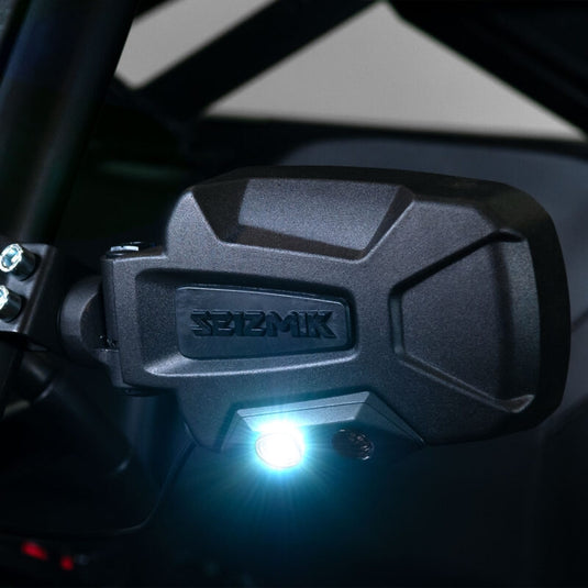 Seizmik 56-18087KIT Pursuit Night Vision Series Side View Mirror - 2in. with Shim for 1.875in.