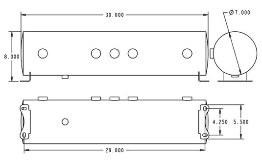 Ridetech 31915100 RID Air Tanks