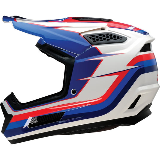 Z1r Dirt Maxx Vortex Helmet (X-Large, Red/White/Blue)