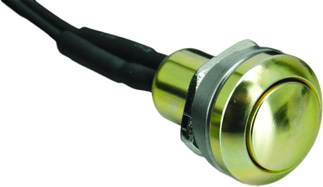 Harddrive 370339 Mini Push Button Switch - Gold