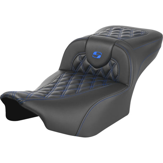 Saddlemen 823-07-20701 Extended Reach Roadsofa CF Seat without Drivers Backrest - Blue Stitching