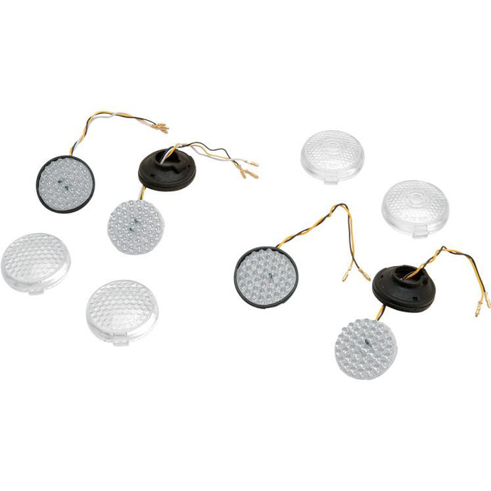 Drag Specialties 2060-0014 LED Turn Signal Conversion Kit for OEM/Aftermarket Deuce Signals - Rear