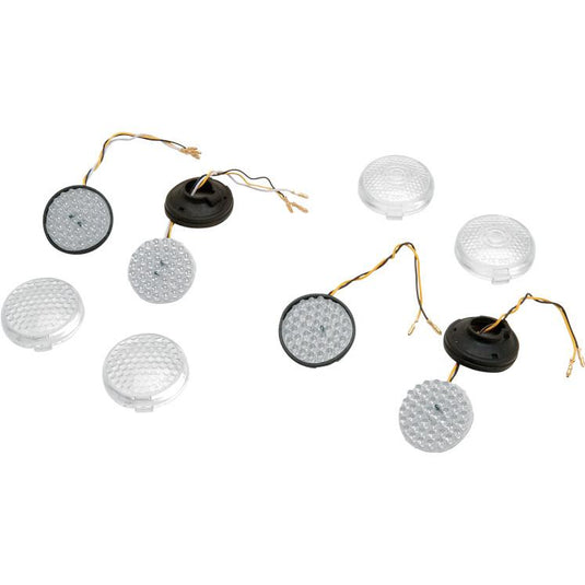 Drag Specialties 2060-0014 LED Turn Signal Conversion Kit for OEM/Aftermarket Deuce Signals - Rear