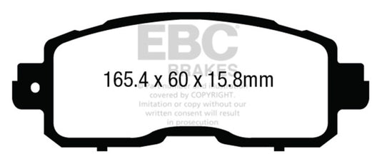 Ebc DP23011 EBC Greenstuff Brake Pad Sets