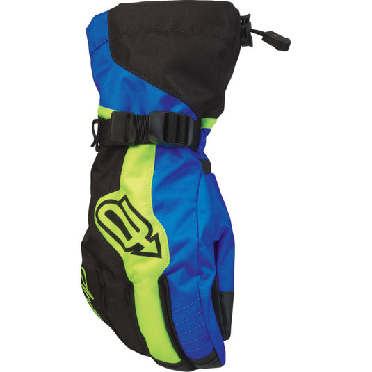 Arctiva Pivot 8 Womens Gloves (X-Small, Blue/Hi Viz)