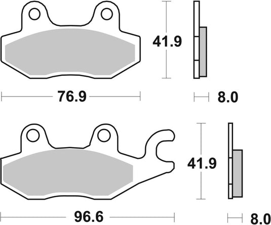 Brembo Powersports 07YA22SA BRE Powersport Pads