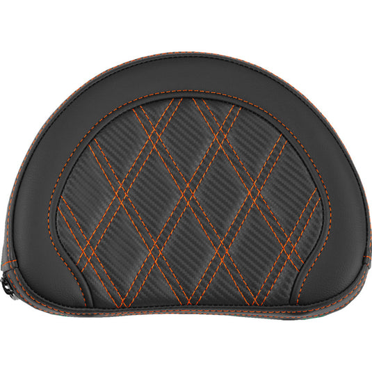 Saddlemen 051320703 Contoured Sissy Bar Pad for Roadsofa CF Seats - Orange