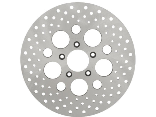 Drag Specialties 1710-1907 Stainless Steel Drilled Brake Rotor