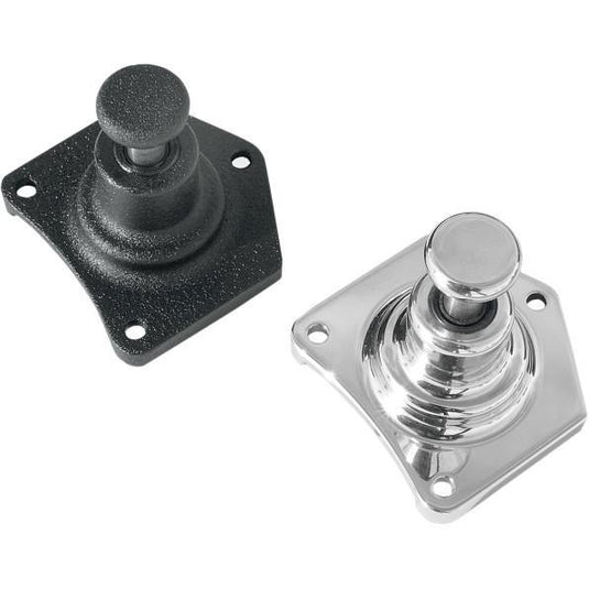 Terry Components 550013 Solenoid End Cover/Starter Button - Chrome