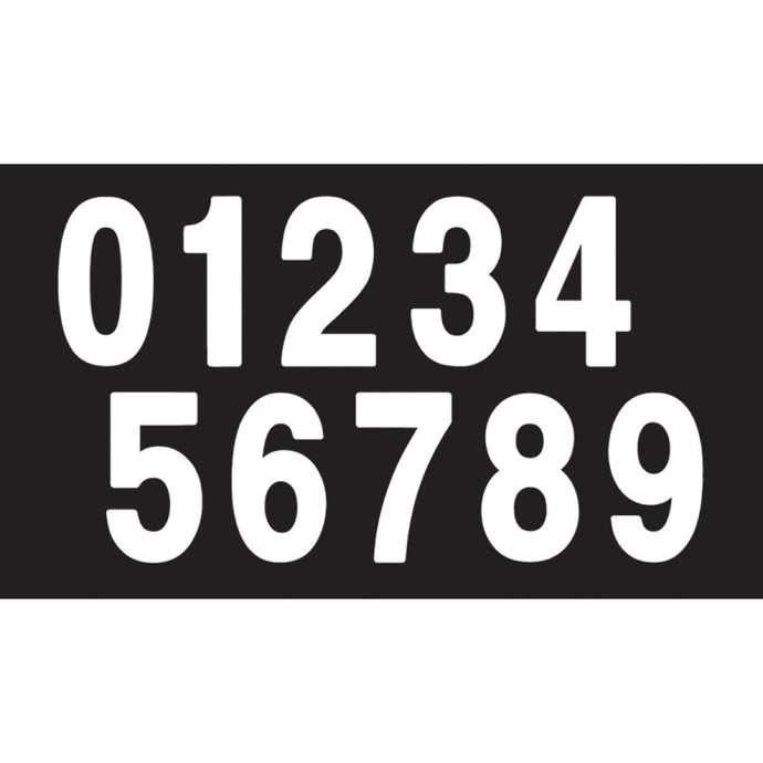 Factory Effex 02-4372 Pro Numbers 8in. - No. 2 - White