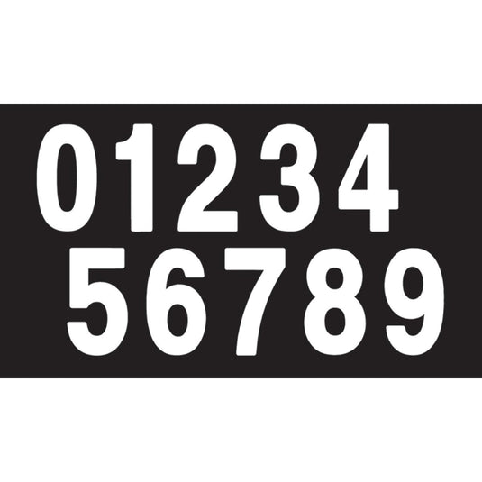 Factory Effex 02-4372 Pro Numbers 8in. - No. 2 - White