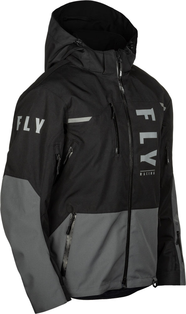Load image into Gallery viewer, Fly Racing Carbon Jacket (Large, Black/Gray)
