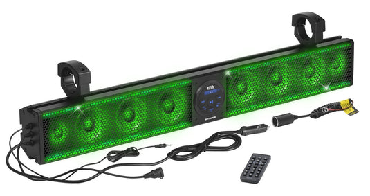 Boss Audio BRT36RGB Riot with RGB LED Back Lighting Party Bar - 36in. - 8 Speakers