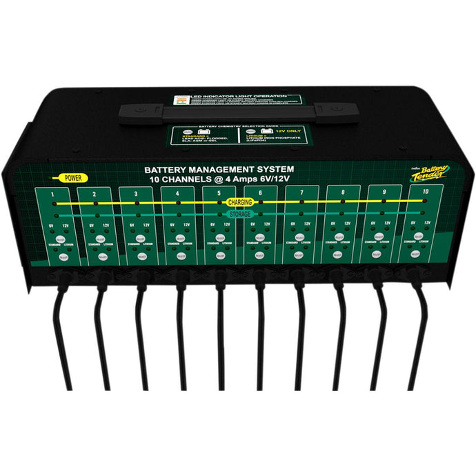 Battery Tender 021-0134-DL-WH 10-Unit Battery Charger