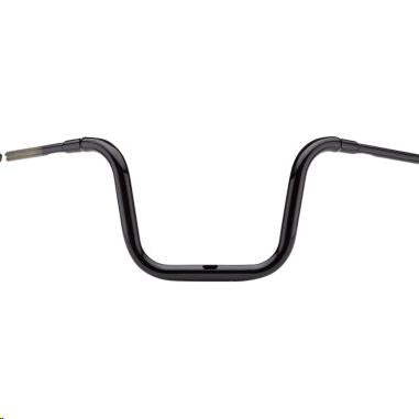 La Choppers LA-7314-12B 1-1/2in. Traditional Ape Hanger Handlebar - Black