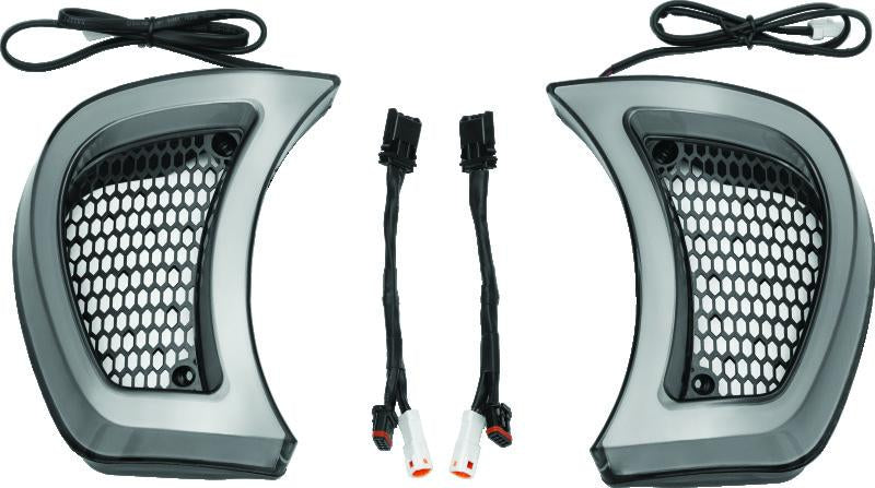 Load image into Gallery viewer, Kuryakyn 2947 KUR Headlight Trim G
