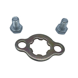 Outside Distributing 10-0316 Shaft Hole Plate for 420 Drive Chain Sprocket - 17mm/14mm Mount Clip