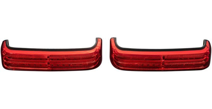 Custom Dynamics PB-SB-HD-BR Probeam Saddlebag Lights - Black/Red Lens