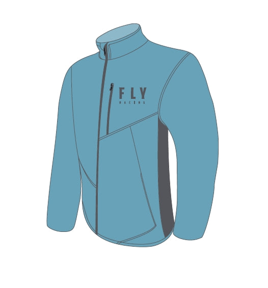 Fly Racing Mid Layer Womens Jacket Blue