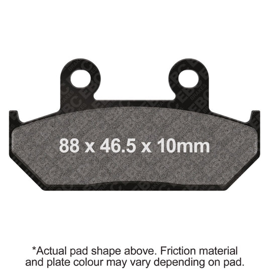 Ebc Powersports FA124/2HH EBC HH Sintered Brake Pads