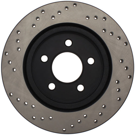 Stoptech 128.61087L ST Drilled Sport Brake Rotors