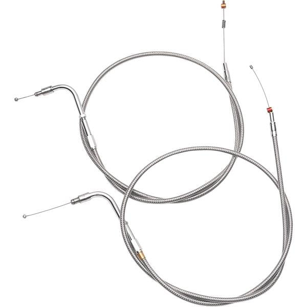 Barnett 102-30-30020-10 Stainless Clear-Coated Throttle Cable (+10in.)