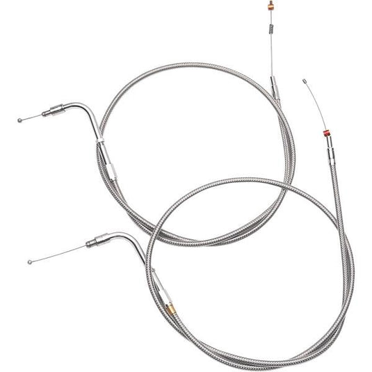 Barnett 102303001603 Stainless Clear-Coated Throttle Cable (+3in.)
