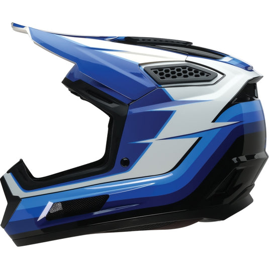 Z1r Dirt Maxx Vortex Helmet (XX-Large, Blue/White)