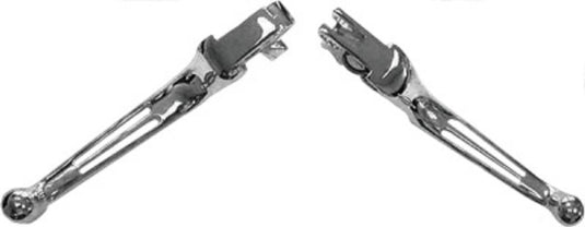 Harddrive 053525 Custom Levers - 2-Slot - Chrome