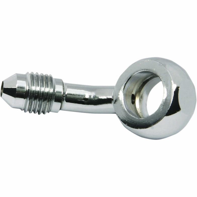 Magnum 1703-49 10mm Banjo X AN-3 Brake Line Fitting - 45 Deg. - Chrome