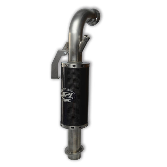 Straightline Performance 134-204 Lightweight Carbon Stainless Silencer