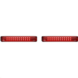 Custom Dynamics PB-SBSEQ-BCM-CR Probeam Sequential LED Saddlebag Light - Chrome With Red Lens
