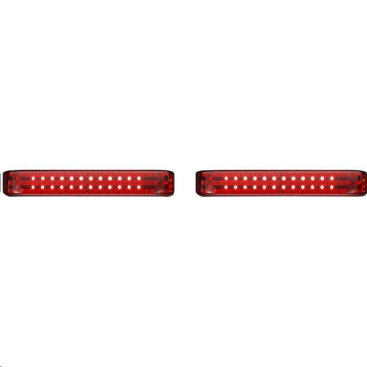Custom Dynamics PB-SBSEQ-BCM-CR Probeam Sequential LED Saddlebag Light - Chrome With Red Lens