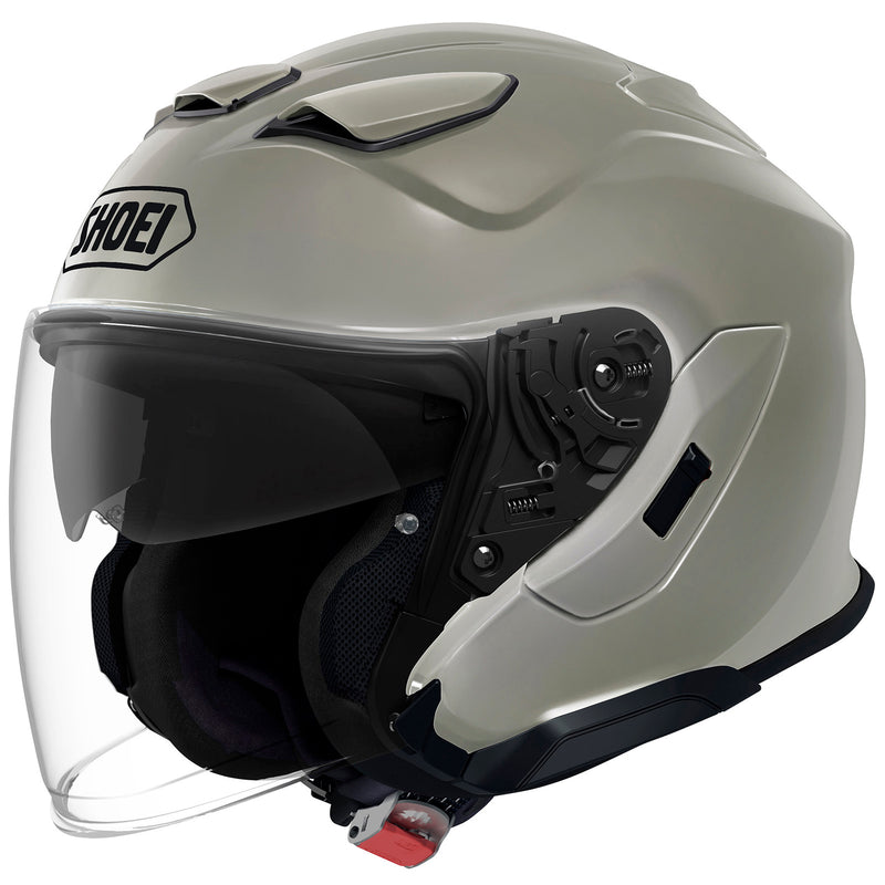 Load image into Gallery viewer, Shoei J-Cruise 3 Solid Helmet (X-Small, Chalk Gray)
