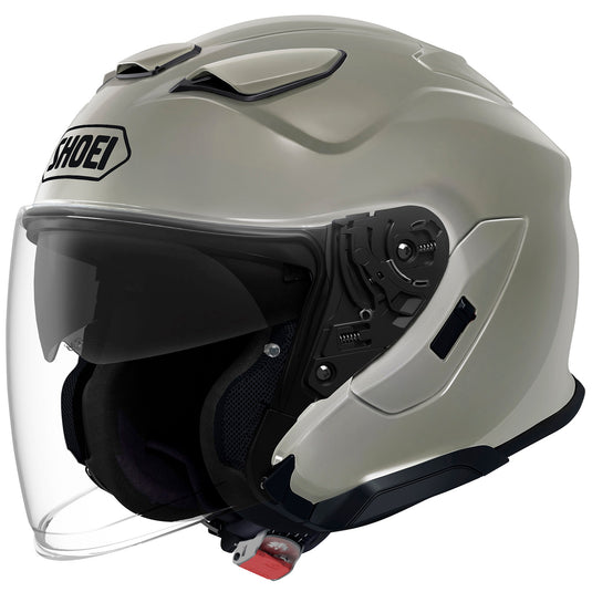 Shoei J-Cruise 3 Solid Helmet (X-Small, Chalk Gray)
