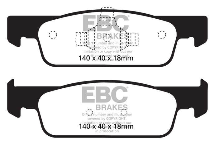 Ebc DP22146 EBC Greenstuff Brake Pad Sets