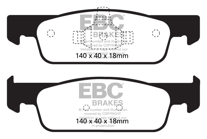 Load image into Gallery viewer, Ebc DP22146 EBC Greenstuff Brake Pad Sets

