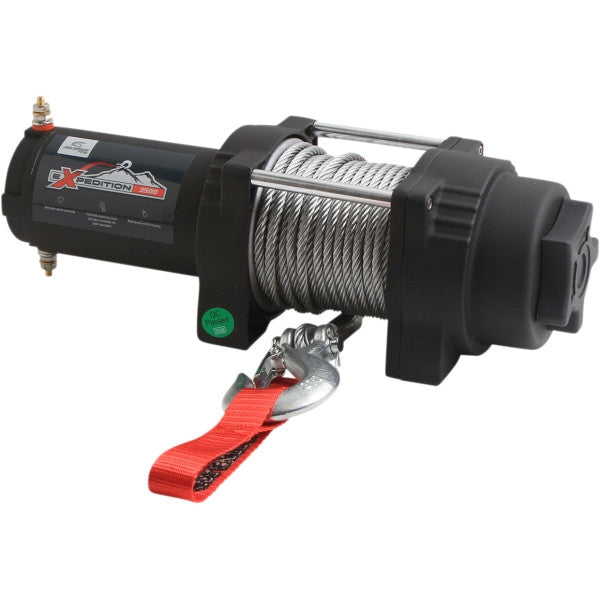 All Balls 431-01023 3,500-lb Expedition Series 4-Bolt Winch with Wire Rope