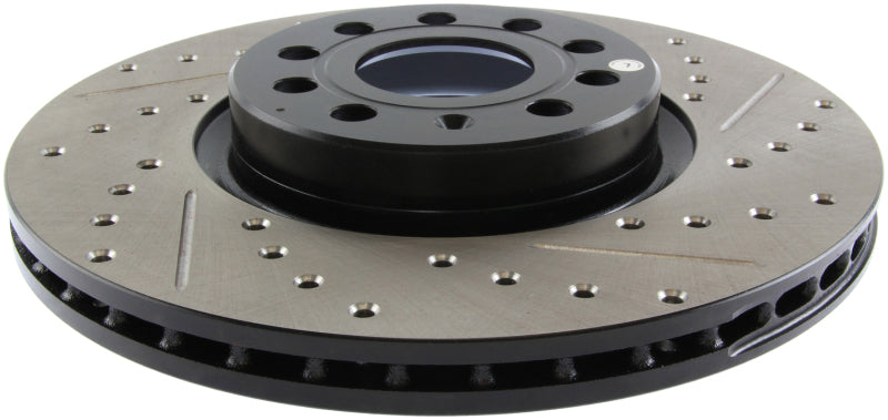 Load image into Gallery viewer, Stoptech 127.33098L ST Slot &amp; Drill Brake Rotors
